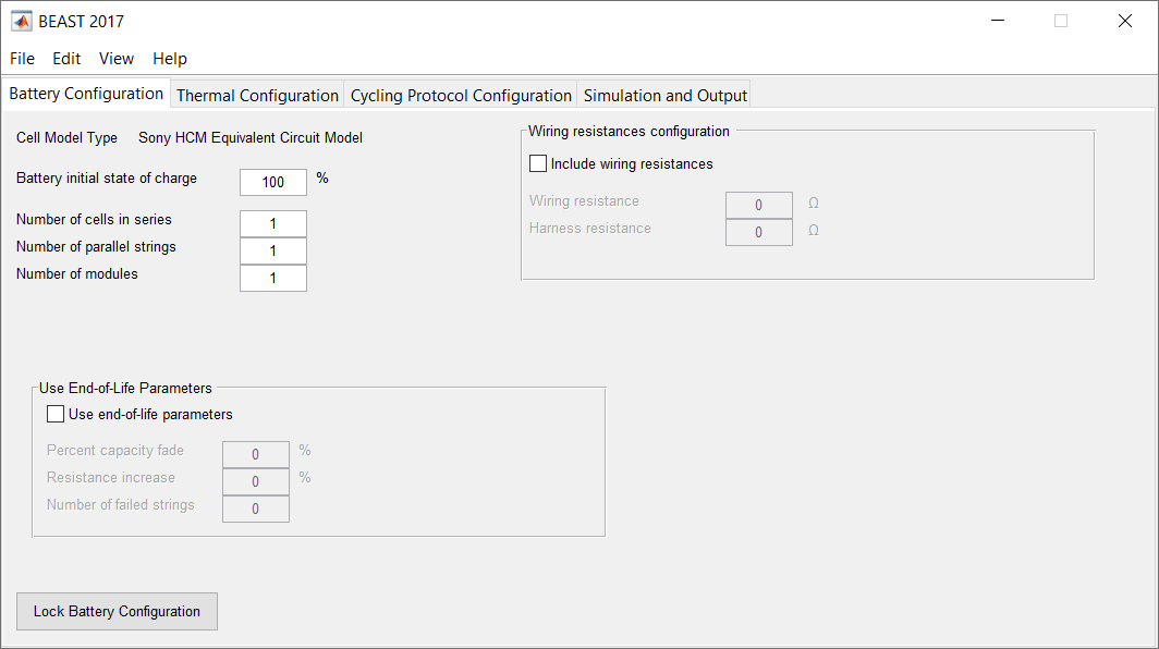 BEAST battery modeling framework